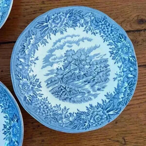 English Villages by Salem China Co. Saucers (3) listing is for three‎ saucers